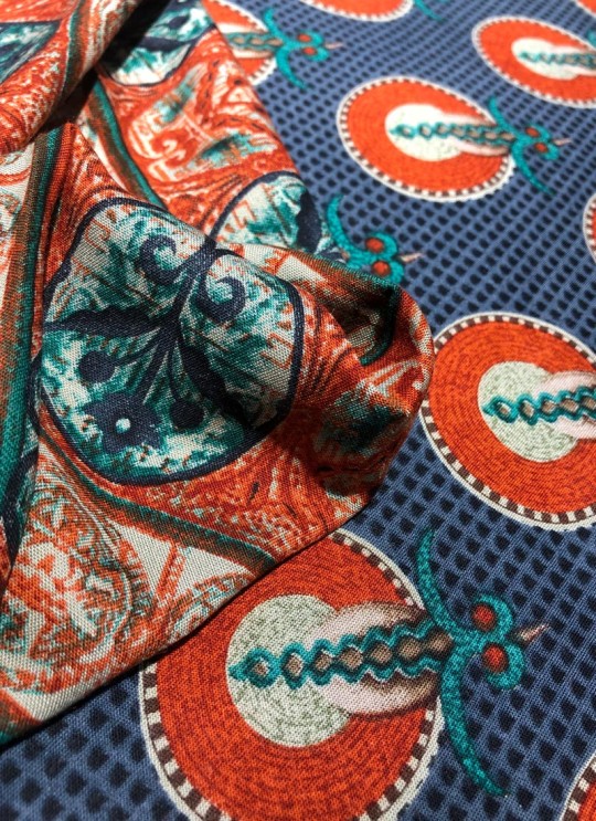Multicolor Inayat Rayon 140 GSM Printed Fabric 447