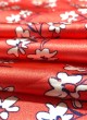 Multicolor Rubaru Satin Printed Fabric 207