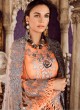 Party Wear Georgette & Net Pakistani Suits In Orange Color Rosemeen Fairy Tales 56002 By Fepic SC/015999