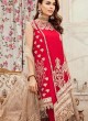 Party Wear Georgette & Net Pakistani Suits In Red Color Rosemeen Fairy Tales 56004 By Fepic SC/015999