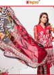Red Cambric Casual Wear Pakistani Suits Rosemeen Autograph 38003 Set By Fepic SC/014282