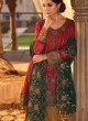 Red Georgette Party Wear Pakistani Suits Rosemeen Luxury Royal 40003 By Fepic SC/015323