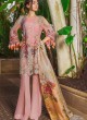 Pink Cambric Cotton Embroidered Party Wear Pakistani Suits Rosemeen Crosslawn By Fepic SC/016294