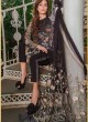 Black Cambric Cotton Embroidered Party Wear Pakistani Suits Rosemeen Crosslawn By Fepic SC/016294