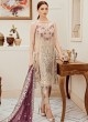 Beige Georgette Embroidered Ceremony Wear Pakistani Suits Rosemeen Riona By Fepic SC/016317