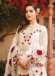 Cream Georgette Net Party Wear Pakistani Suits Rosemeen Carnival 41004 Set By Fepic SC/015203