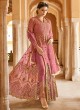 Mauve Net Abaya Style Anarkali For Bridesmaids Highness 15102B Color By Glossy SC/015099