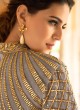 Grey Net Abaya Style Anarkali For EID Festival 2020 Highness 15102C Color By Glossy SC/015100