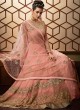 Pink Net Skirt Kameez For Baby Shower Majesty 15009 By Glossy SC/015015