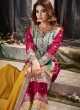 Teal Blue Pure Chinnon Real Mirror Palazzo Salwar Kameez Lohri By Gulzar 2063 Teal Blue Pure Chinnon Real Mirror Palazzo Salwar Kameez Lohri By Gulzar 2063