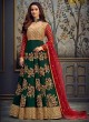 Safeena-2021 By Hotlady 7754 Green GeorgetteWedding Wear Gown Style Anarkali