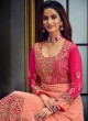 Safeena-2021 By Hotlady 7755 Baby Pink Pure ViscoseWedding Wear Gown Style Anarkali