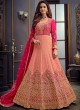 Safeena-2021 By Hotlady 7755 Baby Pink Pure ViscoseWedding Wear Gown Style Anarkali