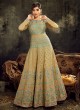 Sareena By Hotlady 7722 Golden Slub SilkWedding War Gown Style Anarkali Sareena By Hotlady 7722 Golden Slub SilkWedding War Gown Style Anarkali