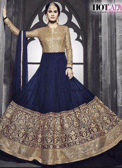 Blue Georgette Anarkali Suit Hotlady Vol - 27 2991 By Hotlady SC/001449