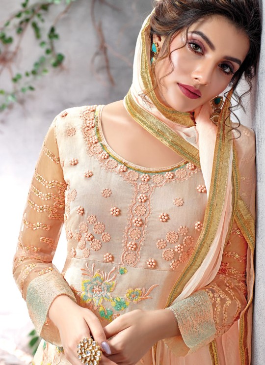 Light Pink Ceremony Chiffon Straight Cut Suit Arshiya 5151 By HOTLADY SC/016075 Light Pink Ceremony Chiffon Straight Cut Suit Arshiya 5151 By HOTLADY SC/016075