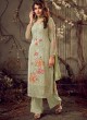 Fulkari Vol 3 By Hotlady 7181 Georgette Wedding Palazzo Suit In Green Fulkari Vol 3 By Hotlady 7181 Georgette Wedding Palazzo Suit In Green