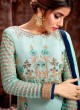 Blue Party Wear Georgette Straight Cut Suit Mishti 5127 By Hotlady SC/015922