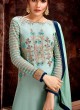 Blue Party Wear Georgette Straight Cut Suit Mishti 5127 By Hotlady SC/015922