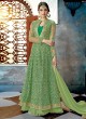 Green Net Resham Embroidered Floor Length Anarkali Suit Gulnaaz 7074 By Hotlady SC/013721