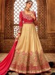 Embroidered Wedding Anarkali In Beige Color Nairaa 7712 By Hotlady SC-017435