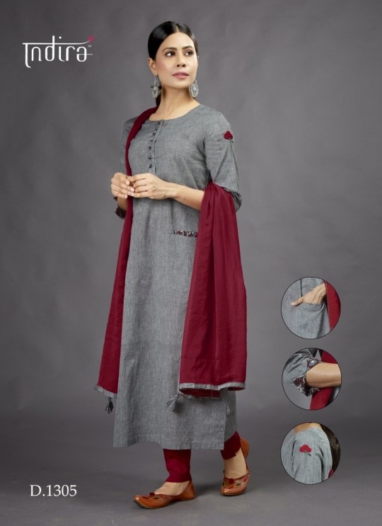 Grey Casual Wear Kurti Full Set Sada Bahar 1305 By Indira Apparel SC/IA1305 Grey Casual Wear Kurti Full Set Sada Bahar 1305 By Indira Apparel SC/IA1305