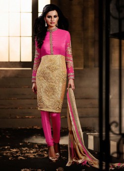 Pink Bhagalpuri Silk Festival Party Heroine 5033 Colors 5033K By Jinaam Dresses SC/000166