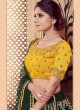 Green Silk Designer A Line Lehenga Girly Vol 3 By Khushbu Fashion 1053