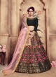 Black Silk Designer A Line Lehenga Girly Vol 3 By Khushbu Fashion 1054