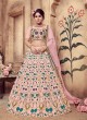 Pink Silk Designer A Line Lehenga Girly Vol 3 By Khushbu Fashion 1059