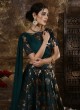 Teal Green Taffeta Satin Party Wear Girls Lehenga Girly Vol 4 By Khushbu Fashion 1091