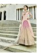 Elegance By Khwaab 2132 Pink Net Bridal Lehenga Dress