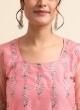 Pink Net Party Wear Pakistani Suit SC-019010