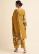 Mustard Faux Georgette Pakistani Suit SC-019628