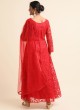Red Net Party Wear Pakistani Salwar Suit SC-019501