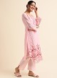 Baby Pink Faux Georgette Pakistani Suit SC-019631