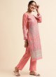 Peach Faux Georgette Pakistani Suit SC-019708