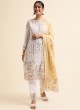 Off-white Faux Georgette Pakistani Suit SC-019835