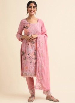 Pink Faux Georgette Pakistani Suit SC-019883