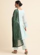 Turquoise Faux Georgette Pakistani Suit SC-019885