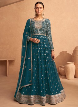9486A to 9486D Series Long Anarkali Salwar Suits Collection 2024