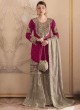 Rani Fox Georgette  Embroidered Semi-Stitched Garara Suit 1155A