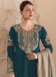 Rama Green Fox Georgette Embroidered Semi-Stitched Garara Suit 1155B Rama Green Fox Georgette Embroidered Semi-Stitched Garara Suit 1155B