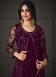 Purple Net Embroidered Semi-Stitched Salwar Kameez 5143B Purple Net Embroidered Semi-Stitched Salwar Kameez 5143B