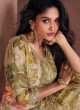 Beige Georgette Embroidered Ready-Made Palazzo Suit SM-5296 Beige Georgette Embroidered Ready-Made Palazzo Suit SM-5296