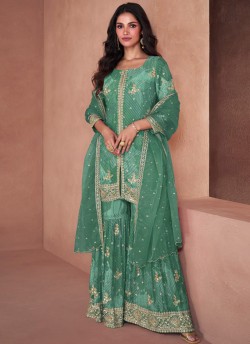 5297E to 5297G Colours By Kilruba Designer Ready-made Garara Suit Collection