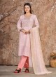 Pink Linen Cotton Resham Ready-Made Salwar Kameez K-9020 Pink Linen Cotton Resham Ready-Made Salwar Kameez K-9020