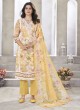 Yellow Linen Cotton Resham Ready-Made Salwar Kameez K-9028 Yellow Linen Cotton Resham Ready-Made Salwar Kameez K-9028