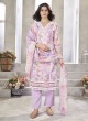 Lavender Linen Cotton Resham Ready-Made Salwar Kameez K-9029 Lavender Linen Cotton Resham Ready-Made Salwar Kameez K-9029