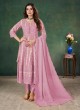 Pink Georgette Sequins Semi-Stitched Anarkali Suit K-9036B Pink Georgette Sequins Semi-Stitched Anarkali Suit K-9036B
